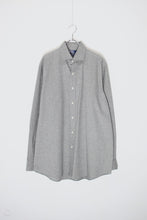 画像をギャラリービューアに読み込む, 90&#39;S L/S COTTON FLANNEL SHIRT / CHARCOAL GREY [SIZE: L USED]
