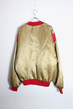 画像をギャラリービューアに読み込む, 90&#39;S NFL 49ERS NYLON STUDIUM PUFF JACKET / GOLD/RED [SIZE: L USED]
