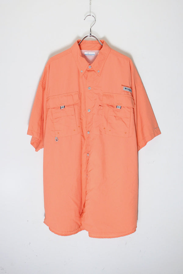 PFG S/S BAHAMA SHIRT / SALMON PINK [SIZE: XL USED]