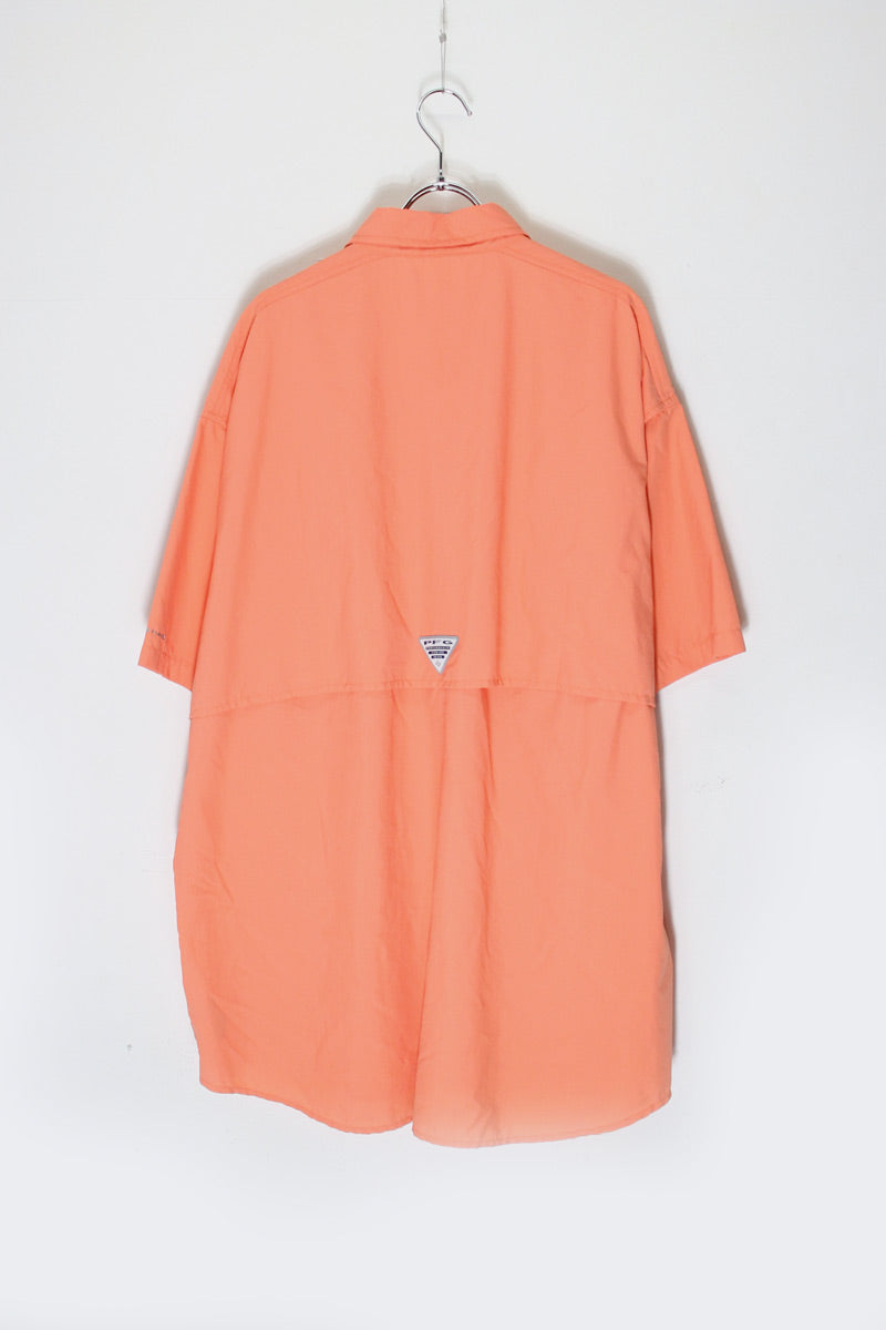 PFG S/S BAHAMA SHIRT / SALMON PINK [SIZE: XL USED]