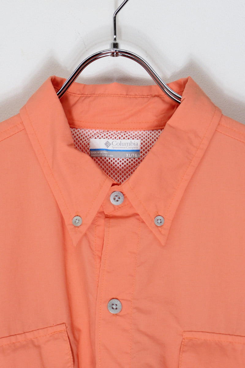 PFG S/S BAHAMA SHIRT / SALMON PINK [SIZE: XL USED]