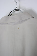 画像をギャラリービューアに読み込む, MADE IN USA 90&#39;S S/S HALF ZIP WORK SHIRT / BEIGE [SIZE: XXXL USED]
