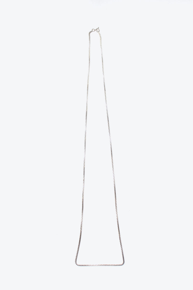 MADE IN ITALY 925 SILVER VENETIAN LINK NECKLACE [ONE SIZE USED]