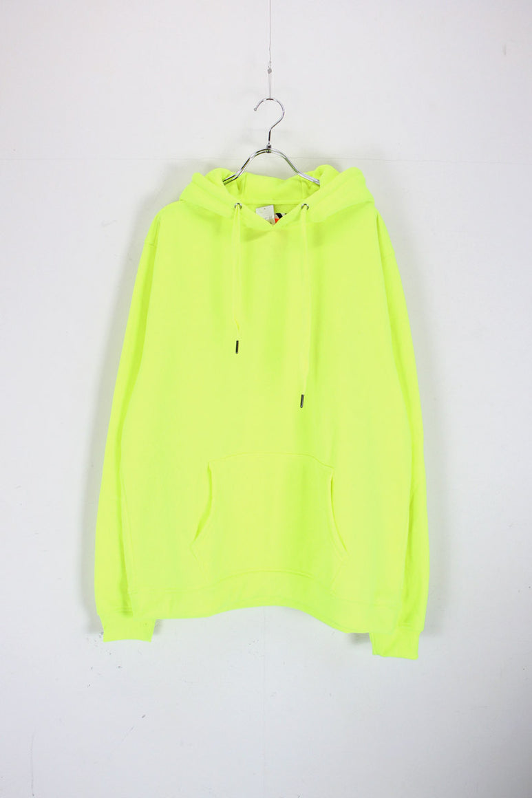 PULLOVER SWEAT HOODIE / NEON YELLOW [SIZE: XL USED]