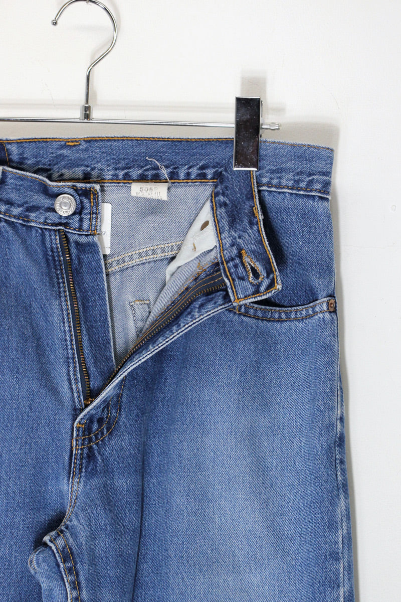 MADE IN USA 02'S 505 DENIM PANTS / LIGHT INDIGO [SIZE: W31xL34 USED]
