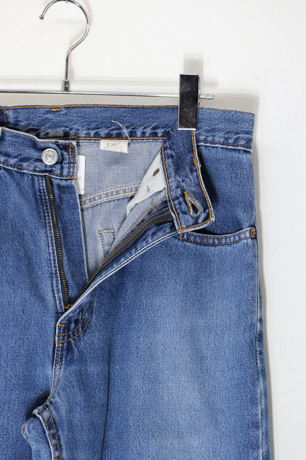 MADE IN USA 02'S 505 DENIM PANTS / LIGHT INDIGO [SIZE: W31xL34 USED]