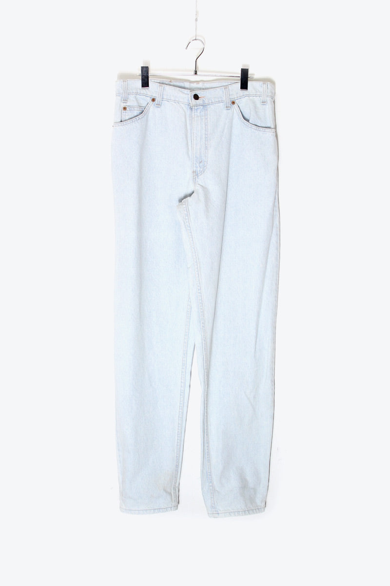 MADE IN USA 90'S 501 DENIM PANTS / LIGHT INDIGO [SIZE: W34xL34 USED]