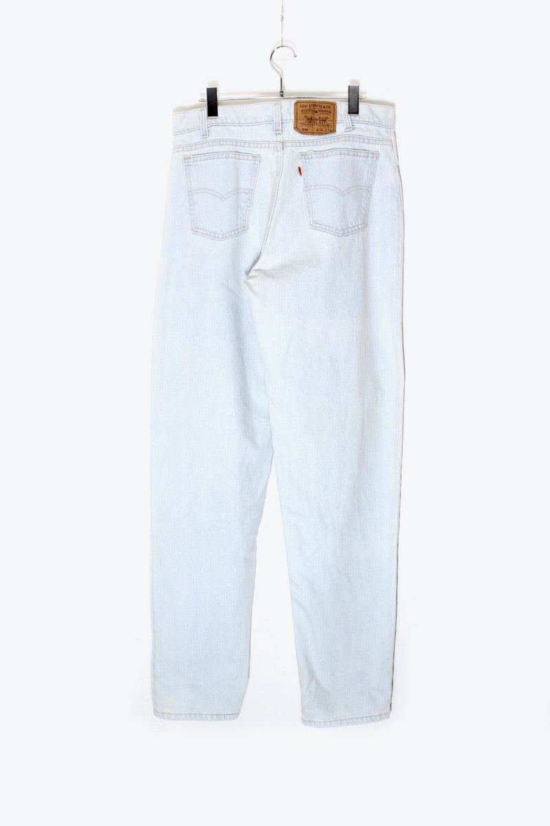 MADE IN USA 90'S 501 DENIM PANTS / LIGHT INDIGO [SIZE: W34xL34 USED]