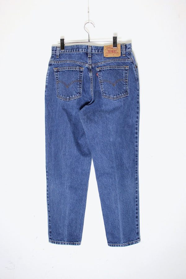 MADE IN MEXICO 02'S 550 DENIM PANTS / LIGHT INDIGO [SIZE: S USED]