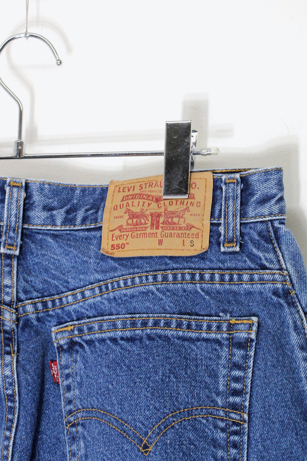 MADE IN MEXICO 02'S 550 DENIM PANTS / LIGHT INDIGO [SIZE: S USED]