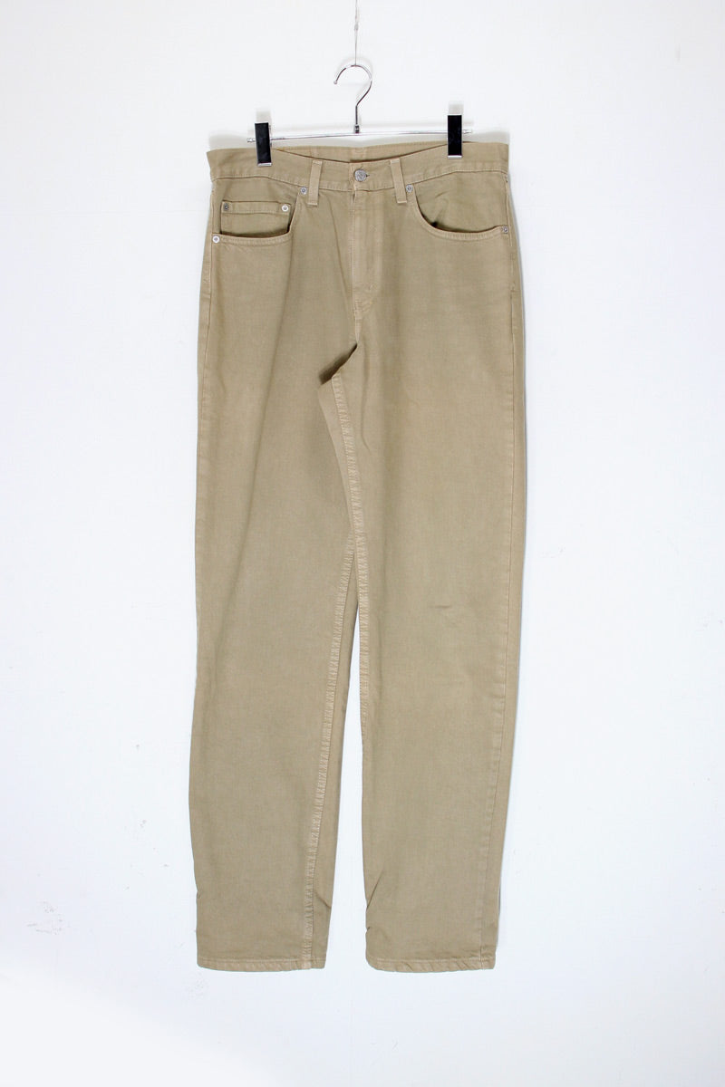 02'S 550 DENIM PANTS / BEIGE [SIZE: W32xL34 USED]