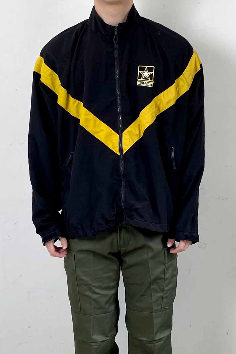 01'S ZIP UP NYLON JACKET / BLACK [SIZE: L USED]