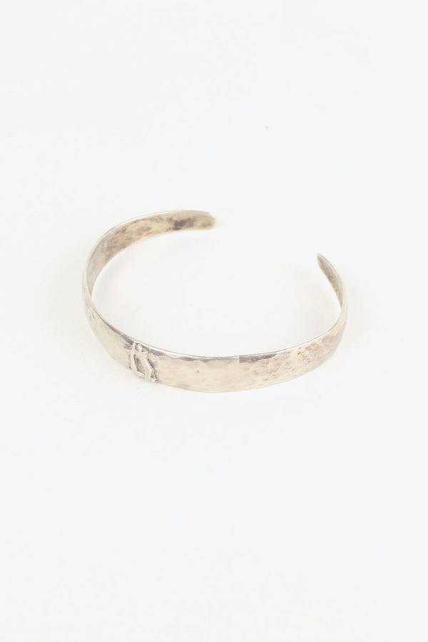 VINTAGE STERLING SILVER BANGLE [ONE SIZE, USED]