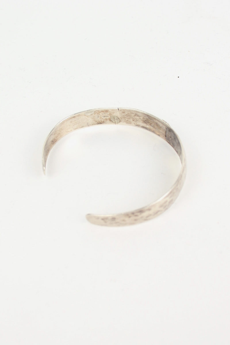 VINTAGE STERING SILVER BANGLE [ONE SIZE USED]