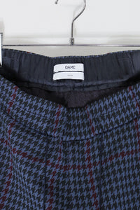 HOUNDSTOOTH CHECK SHORTS / CHARCOAL [SIZE: M USED]