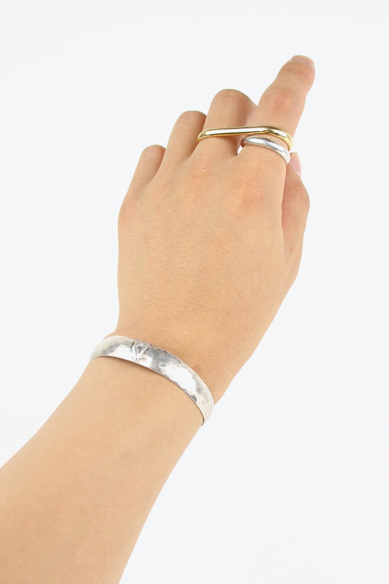 VINTAGE STERING SILVER BANGLE [ONE SIZE USED]