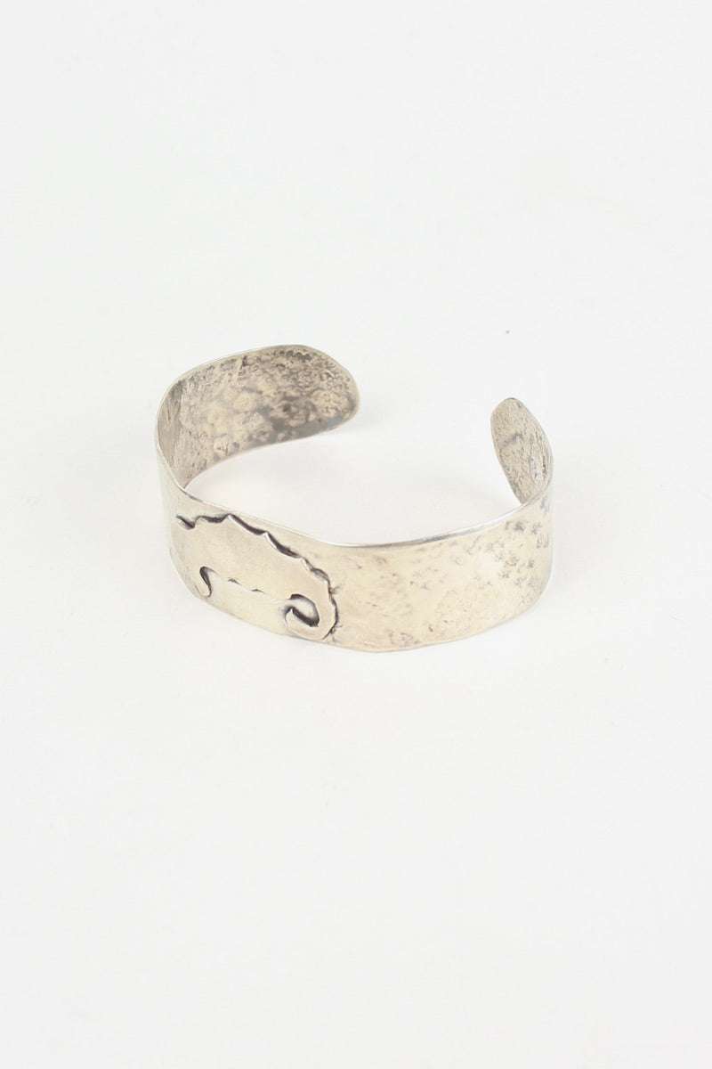 925 VINTAGE SILVER BANGLE [ONE SIZE USED]