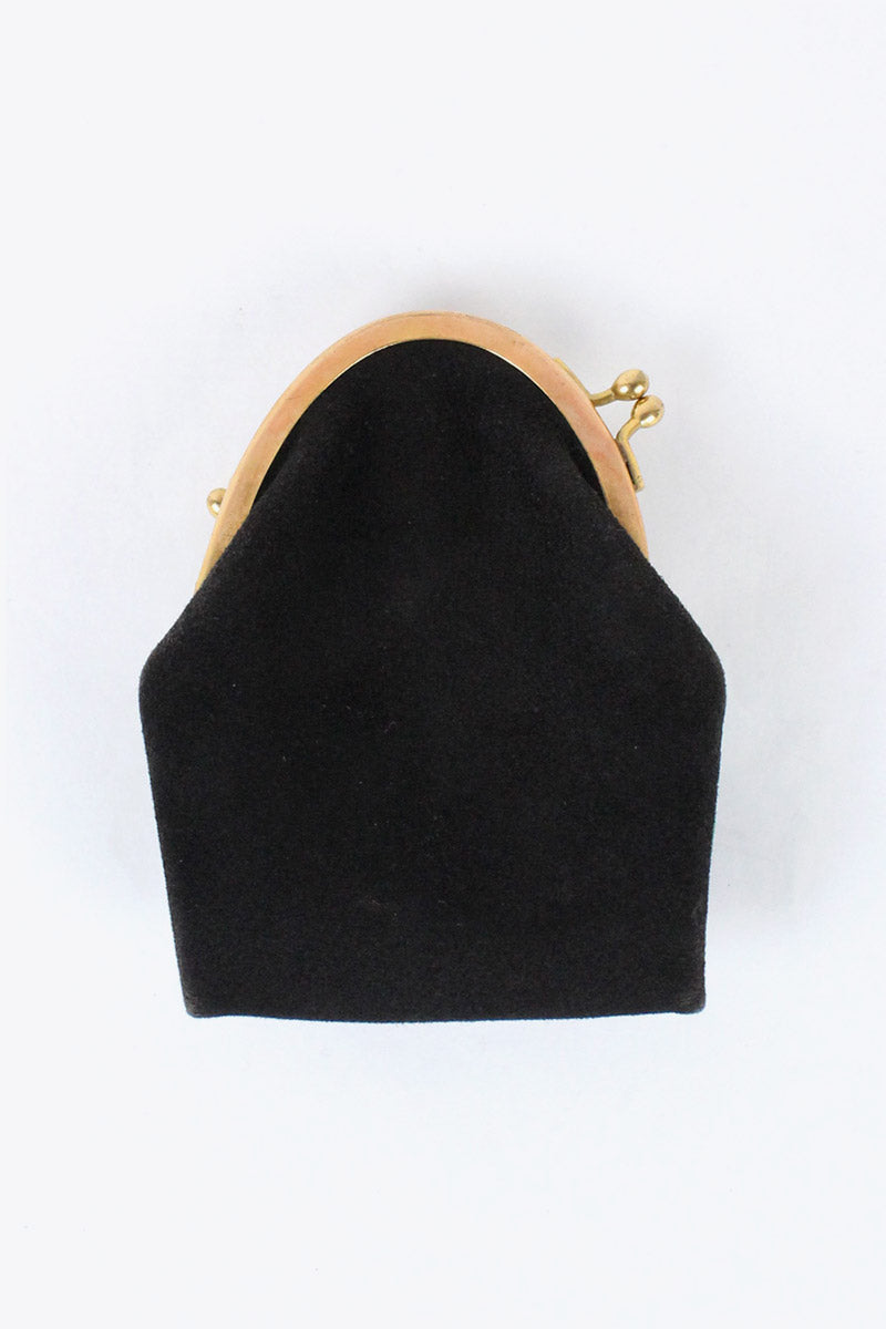 VINTAGE LEATHER COIN CASE [SIZE: ONE SIZE USED]