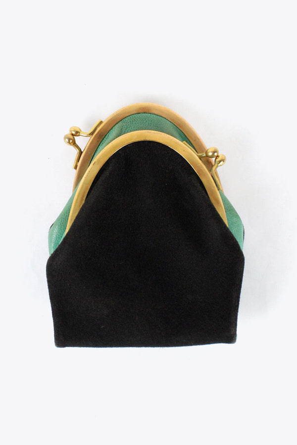VINTAGE LEATHER COIN CASE [SIZE: ONE SIZE USED]