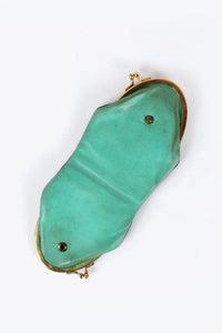 VINTAGE LEATHER COIN CASE [SIZE: ONE SIZE USED]