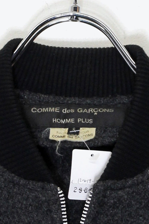 MADE IN JAPAN 13'S DOCKING WOOL ZIP COAT / CHARCOAL [ SIZE: S USED ]