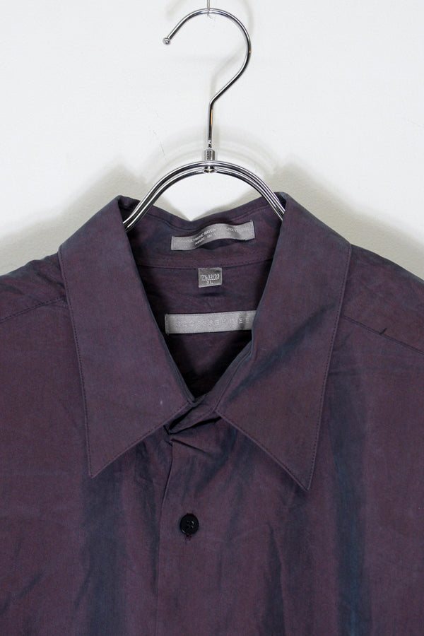 S/S RAYON POCKET SHIRT / PURPLE [SIZE: XL USED]