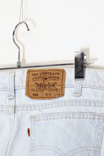 画像をギャラリービューアに読み込む, MADE IN USA 93&#39;S 550 DENIM PANTS ORANGE TAB / ICE WASH [SIZE: W34L34 USED]
