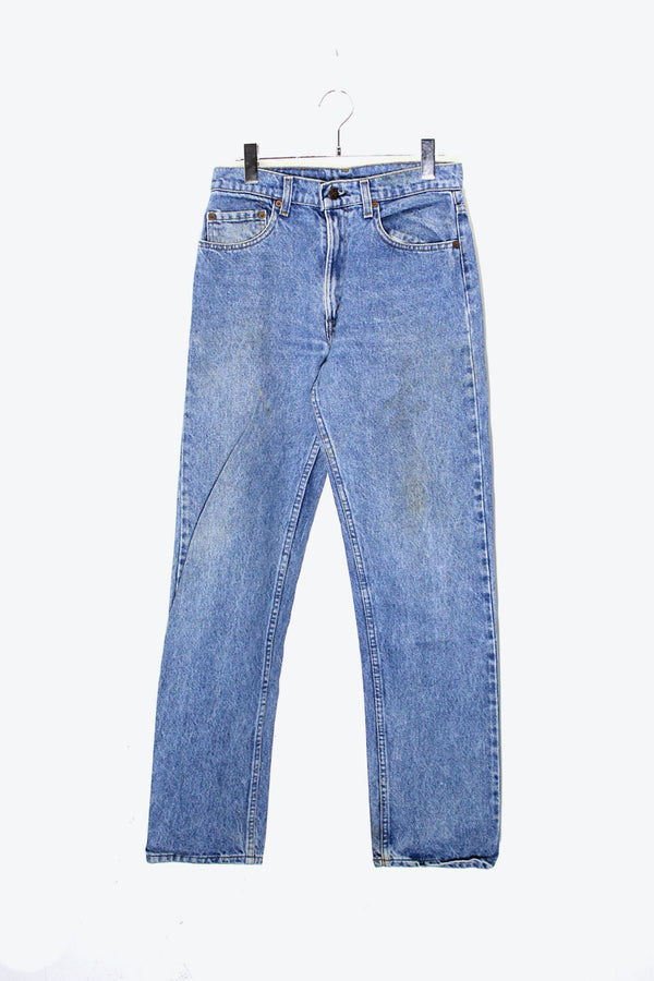 MADE IN USA 97'S 505 DENIM PANTS / LIGHT INDIGO [SIZE: W30L32 USED]