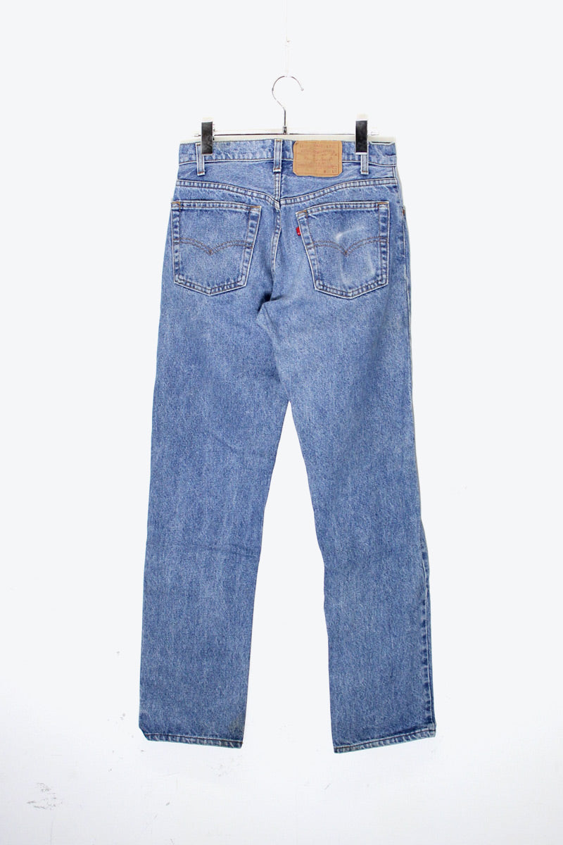 MADE IN USA 97'S 505 DENIM PANTS / LIGHT INDIGO [SIZE: W30L32 USED]