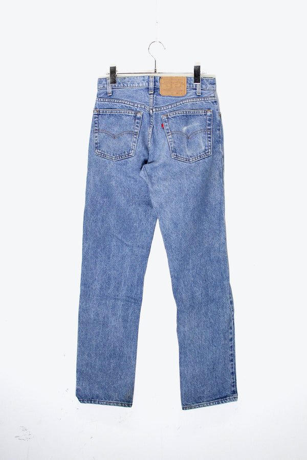MADE IN USA 97'S 505 DENIM PANTS / LIGHT INDIGO [SIZE: W30L32 USED]
