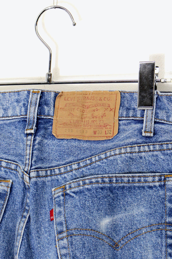 MADE IN USA 97'S 505 DENIM PANTS / LIGHT INDIGO [SIZE: W30L32 USED]
