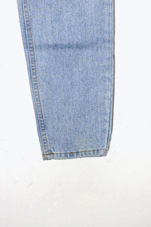 MADE IN USA 92'S ORANGE TAB 550 DENIM PANTS / LIGHT BLUE [SIZE: W29L30 USED]