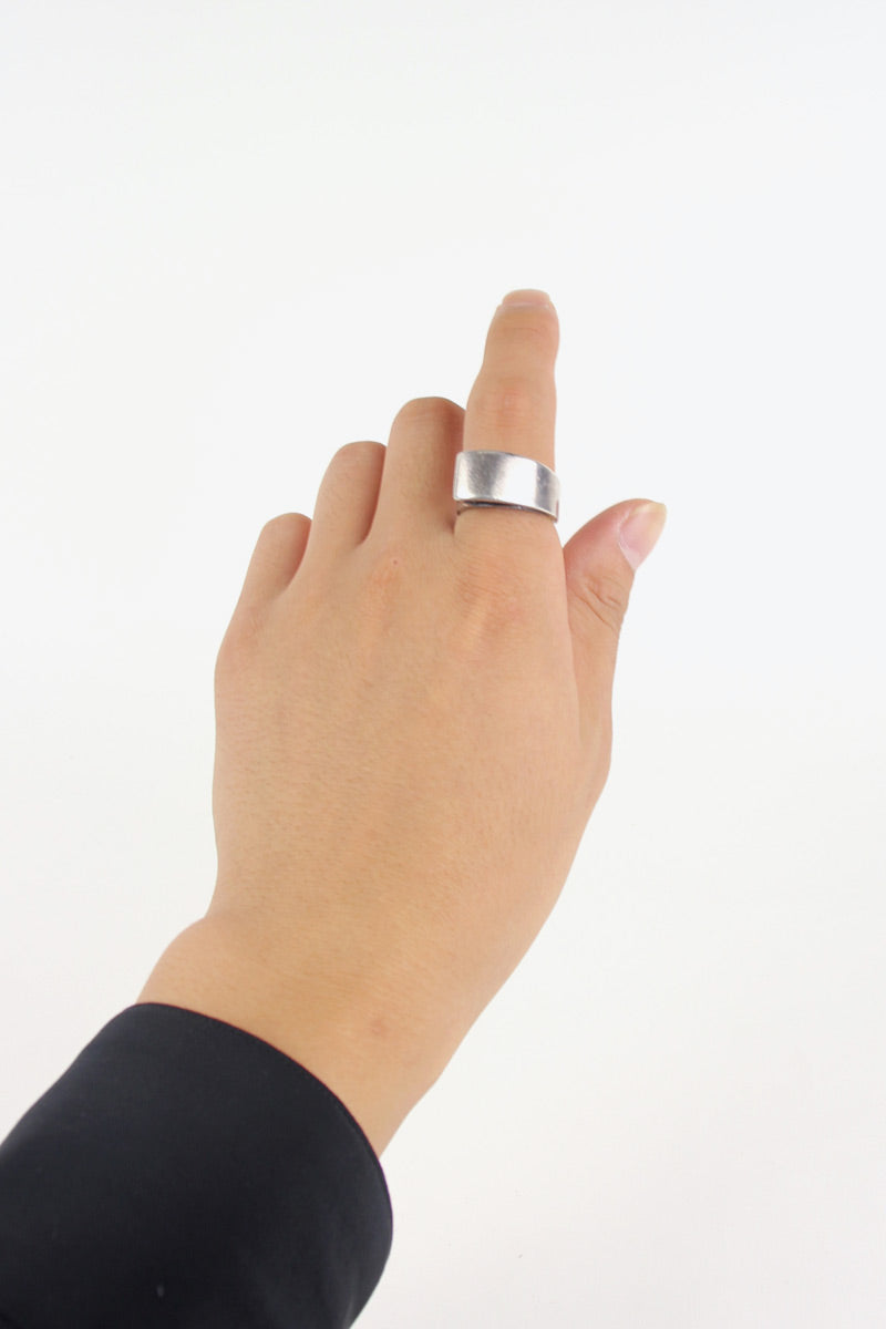 VINTAGE SILVER RING [SIZE: 13号相当 USED]