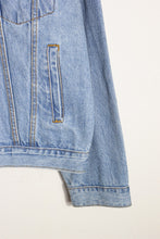 画像をギャラリービューアに読み込む, 90&#39;S NEW YORK DENIM JACKET / DENIM [SIZE: L DEADSTOCK/NOS]
