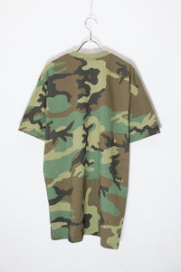 MADE IN USA S/S T-SHIRT / WOODLAND CAMO [DEADSTOCK/NOS]