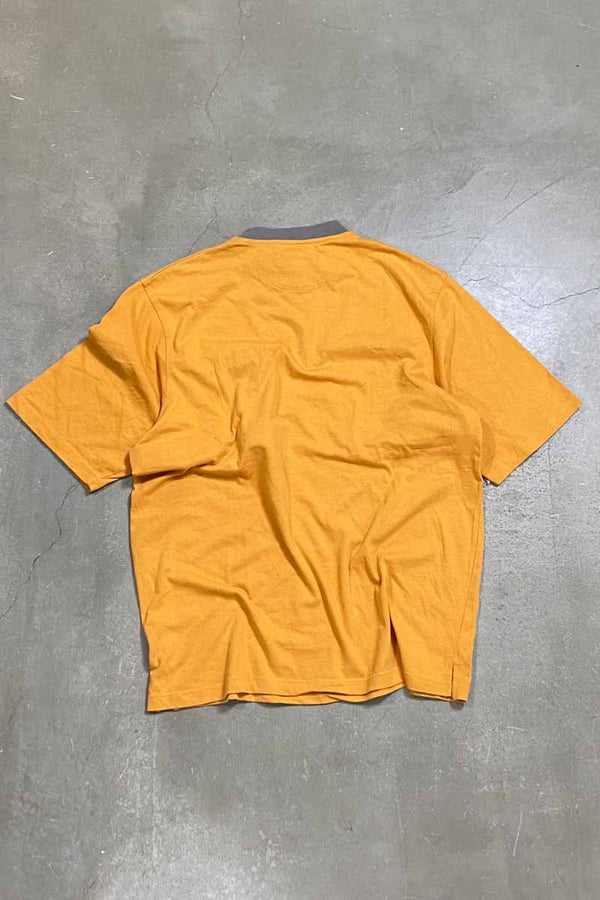 EARLY 00'S S/S GIMMICK DESIGN T-SHIRT / YELLOW [SIZE: M USED]