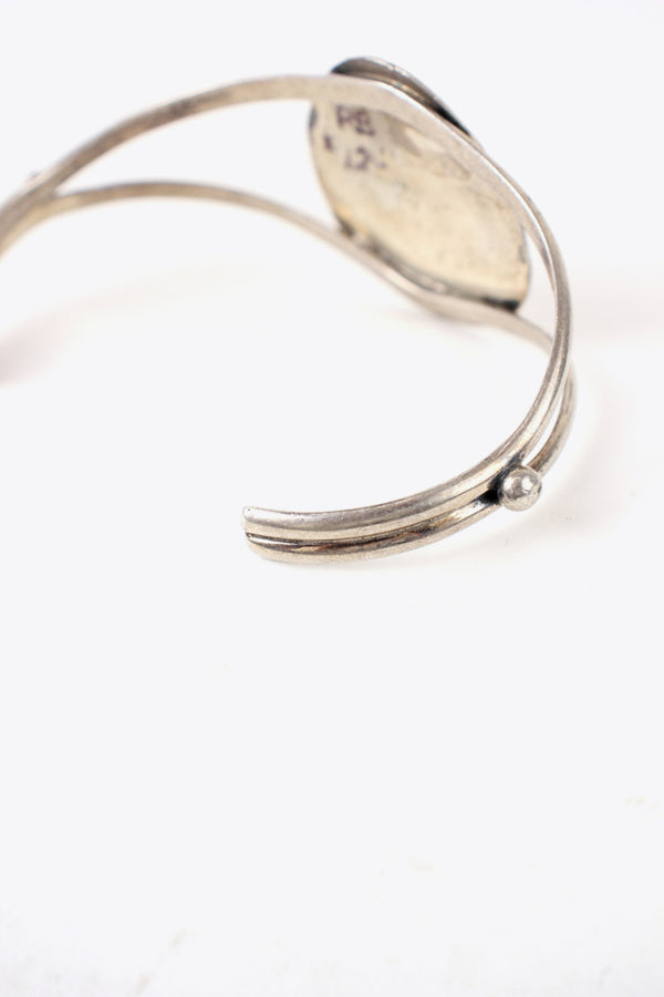 SILVER BANGLE [ONE SIZE, PRE-OWNED]