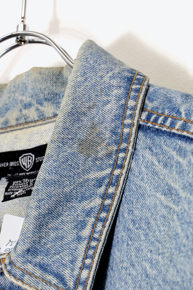95'S BACK EMBROIDERY DENIM JACKET / INDIGO [ SIZE: XL USED ]
