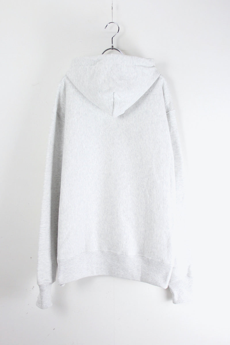 MOMA LOGO REVERSE WEAVE SWEAT HOODIE / SILVER GREY [NEW]