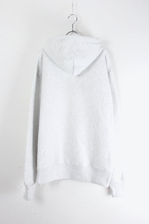 MOMA LOGO REVERSE WEAVE SWEAT HOODIE / SILVER GREY [NEW]