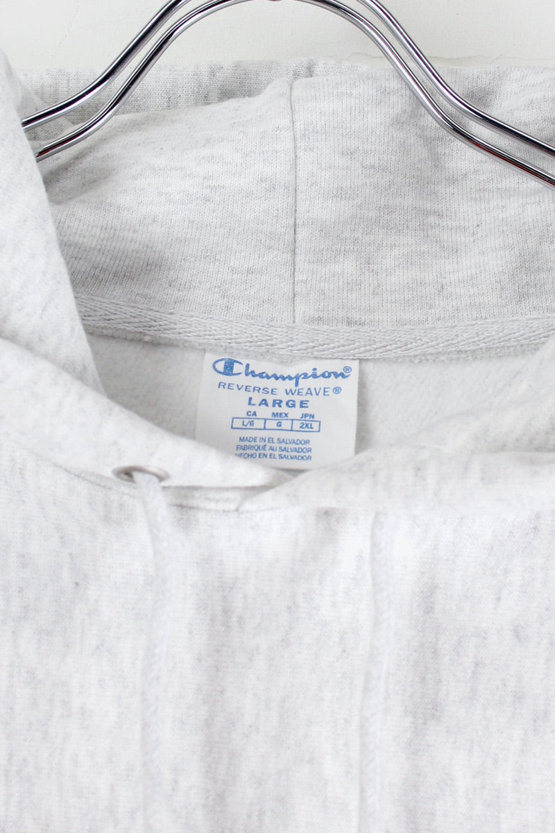 MOMA LOGO REVERSE WEAVE SWEAT HOODIE / SILVER GREY [NEW]