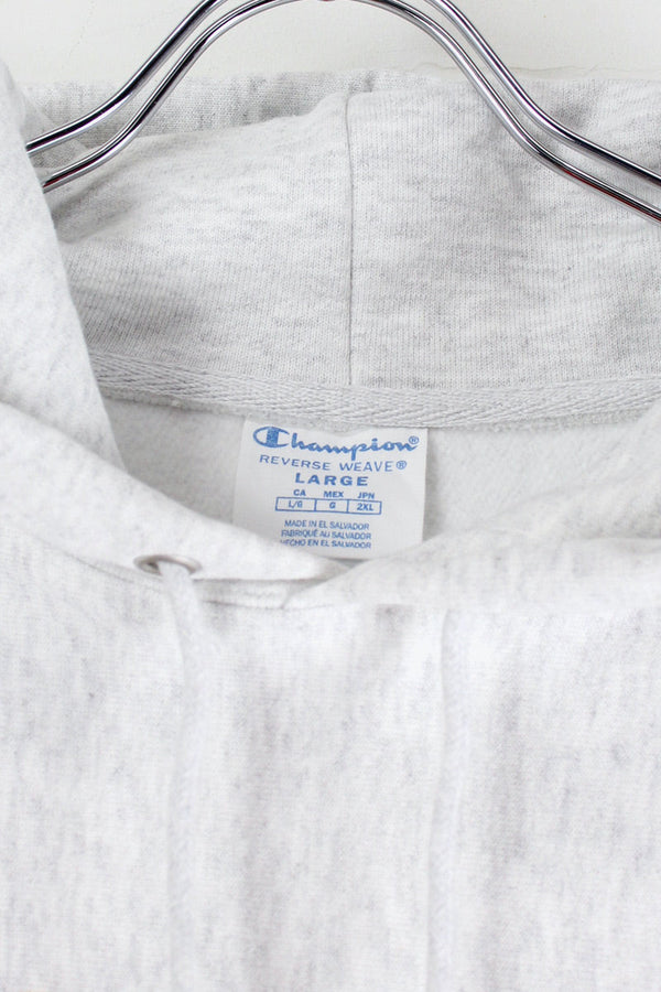 MOMA LOGO REVERSE WEAVE SWEAT HOODIE / SILVER GREY [NEW]