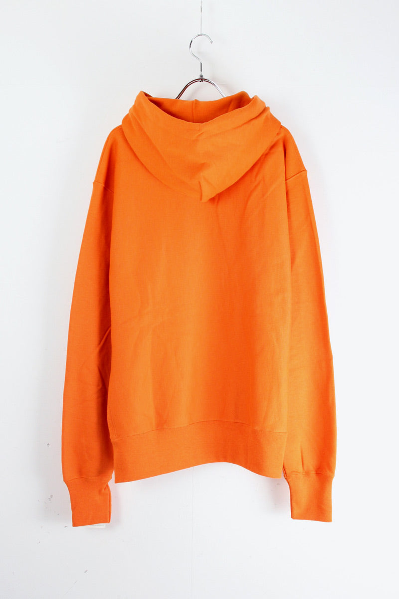 MOMA LOGO REVERSE WEAVE SWEAT HOODIE / ORANGE [NEW]