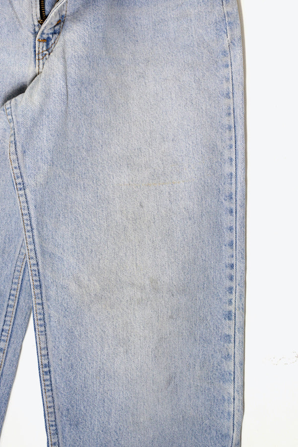 MADE IN USA 97'S 550 ORANGE TAB DENIM PANTS / LIGHT BLUE [SIZE: W31L30 USED]