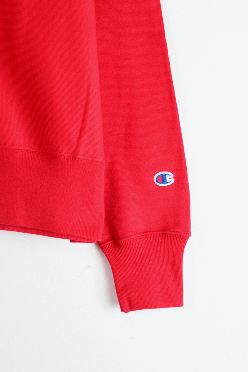 MOMA LOGO REVERSE WEAVE CREW NECK SWEAT / SCARLET [NEW]