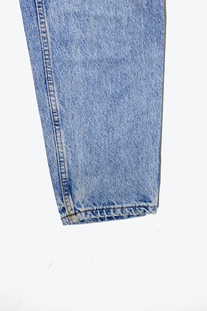 MADE IN PUERTO RICO (USA) 90'S 550 ORANGE TAB DENIM PANTS / LIGHT BLUE [SIZE: W31L30 USED]