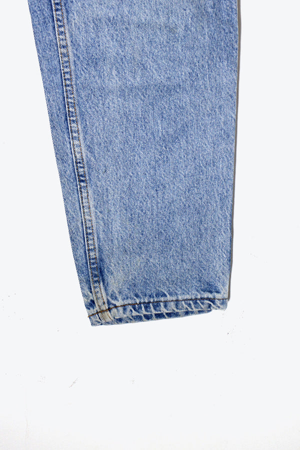 MADE IN PUERTO RICO (USA) 90'S 550 ORANGE TAB DENIM PANTS / LIGHT BLUE [SIZE: W31L30 USED]