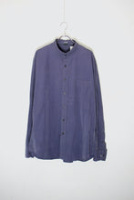 画像をギャラリービューアに読み込む, L/S BAND COLLAR SHIRT / PURPLE [SIZE: L USED]
