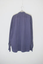 画像をギャラリービューアに読み込む, L/S BAND COLLAR SHIRT / PURPLE [SIZE: L USED]
