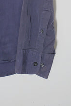 画像をギャラリービューアに読み込む, L/S BAND COLLAR SHIRT / PURPLE [SIZE: L USED]
